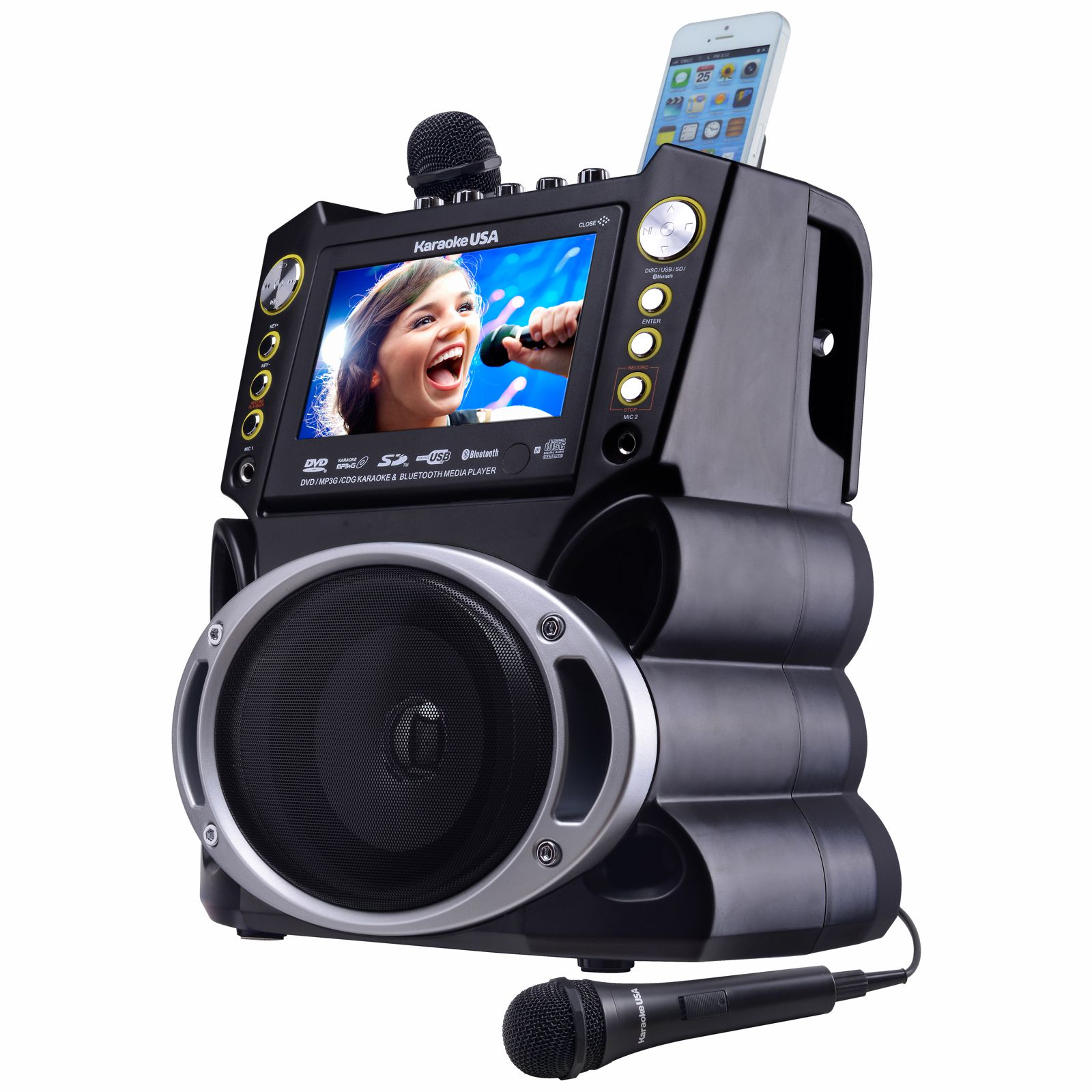 GF844 - DVD/CDG/MP3G Karaoke Machine with 7 GF844 - DVD/CDG/MP3G Karaoke Machine with 7